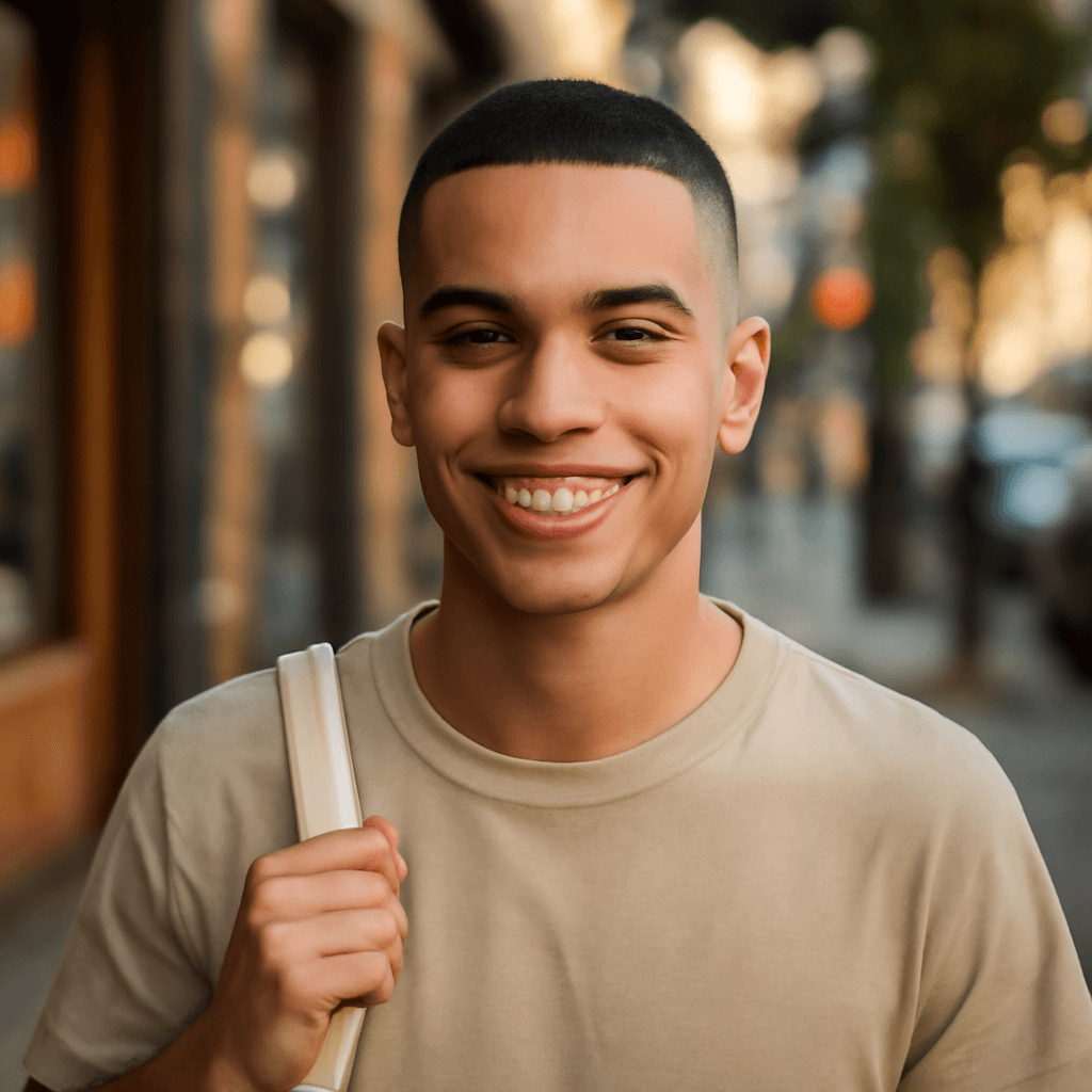 buzz cut fade
