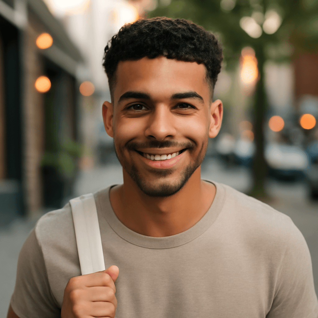 low fade curly hair
