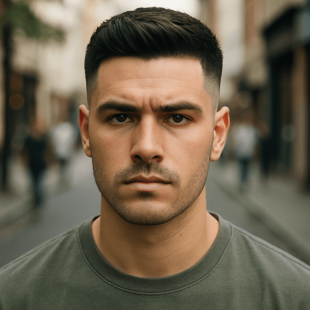 mid taper fade