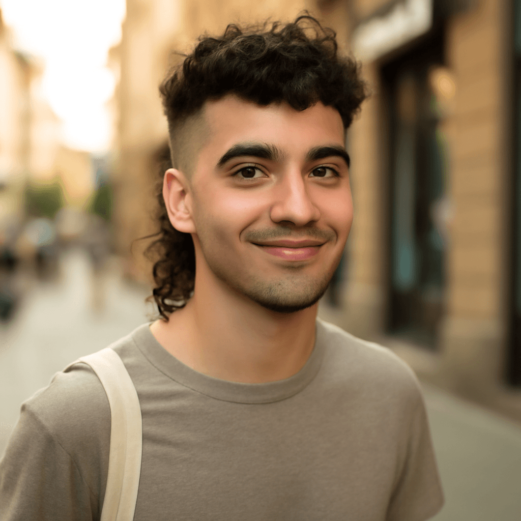 modern mullet fade