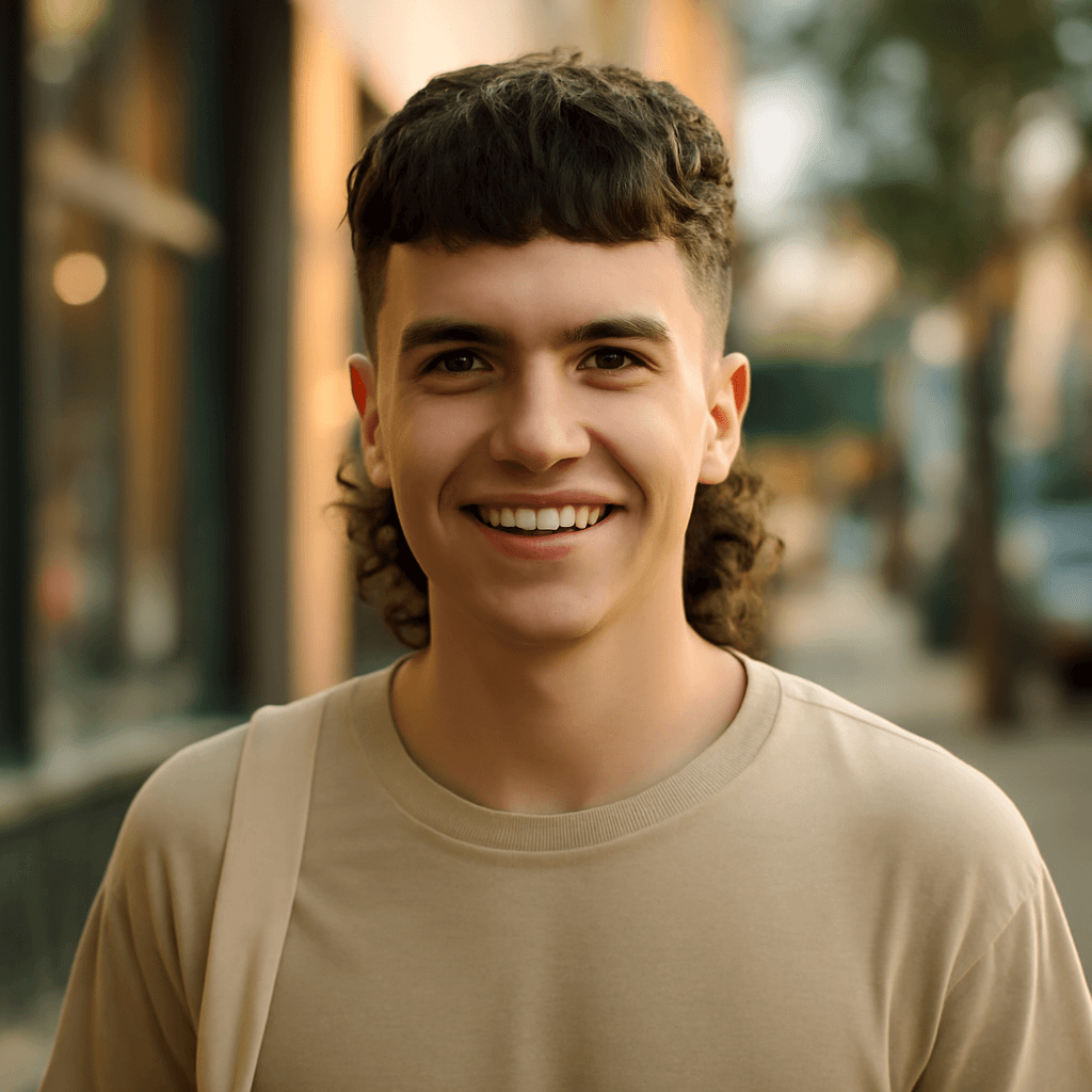 mullet fade