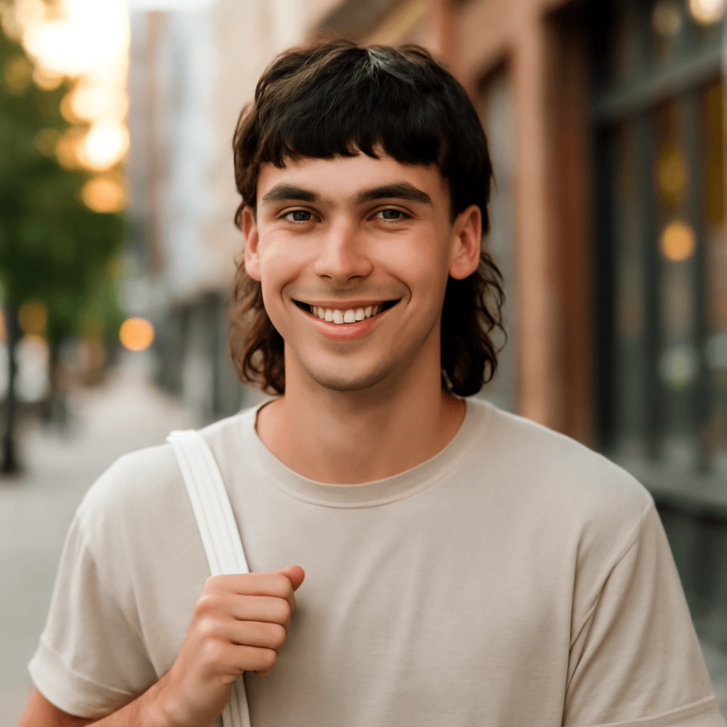 mullet haircut men